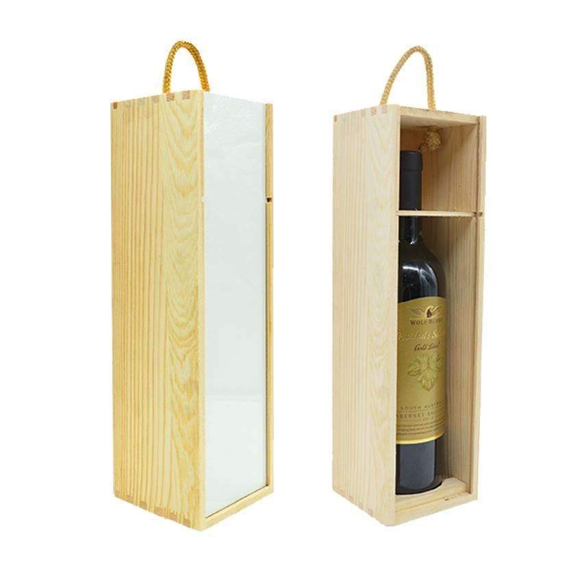 Wooden Wine Box/Sublimation Blank Cover